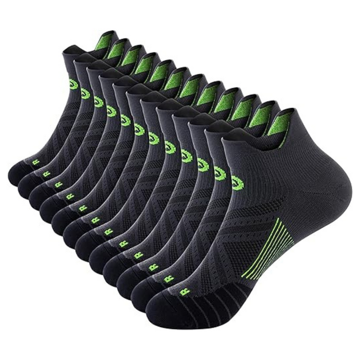 6 Pair Orthopedic Running Socks – Support & Comfort