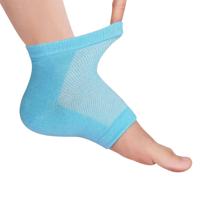 4 Pairs Heel Repair Socks – Overnight Hydration for Cracked Heels