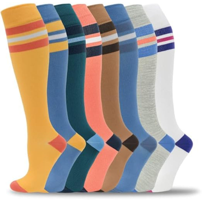 8 Pair Supportive Orthopedic Socks – Stability and Performance