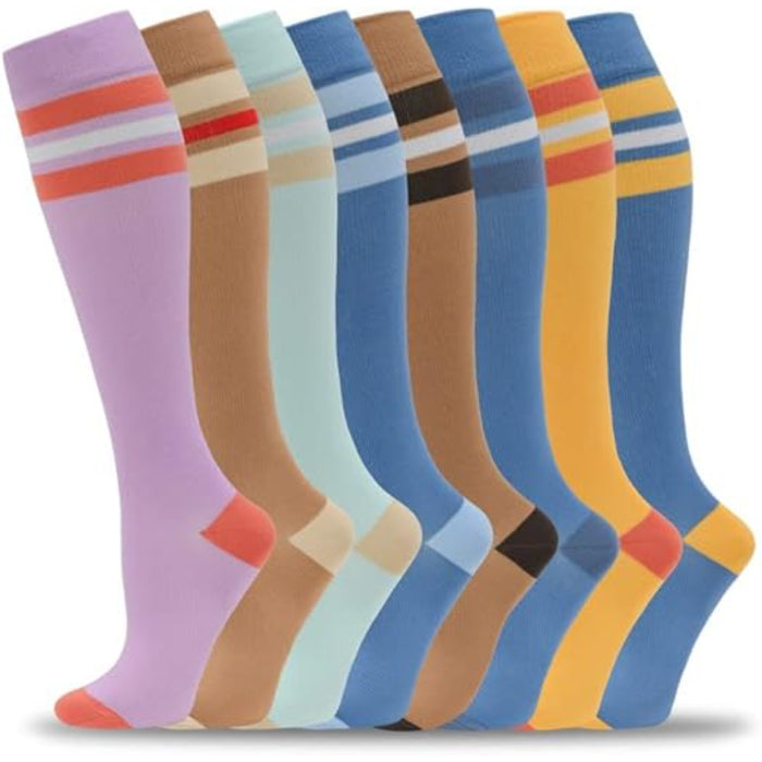 8 Pairs Orthopedic Compression Socks – Support and Stability