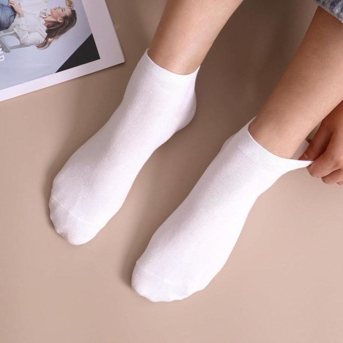 5 Pack Bamboo Viscose Low Cut Antimicrobial Socks