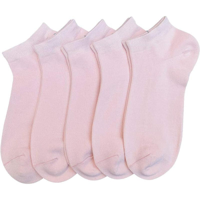 5 Pack Bamboo Viscose Low Cut Antimicrobial Socks