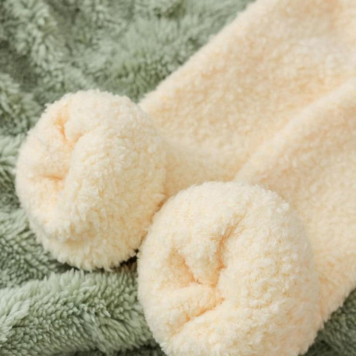 5 Pairs Fluffy Winter Slipper Socks – Warmth and Comfort