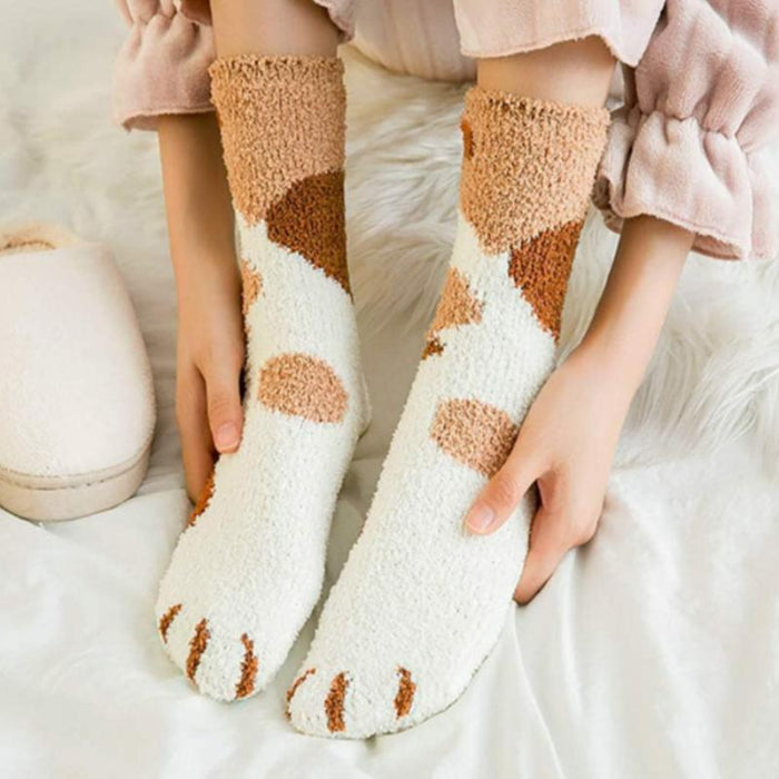 5 Pack Fuzzy Slipper Diabetic Socks – Warmth and Safety Combined