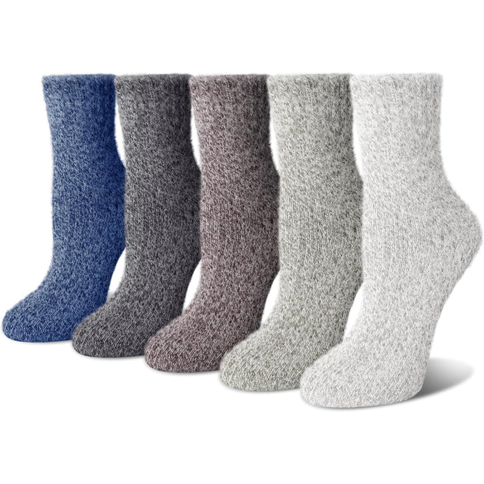 5 Pack Fuzzy Slipper Diabetic Socks – Warmth and Safety Combined