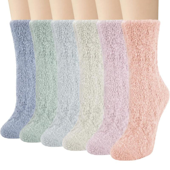 5 Pack Fuzzy Slipper Diabetic Socks – Warmth and Safety Combined