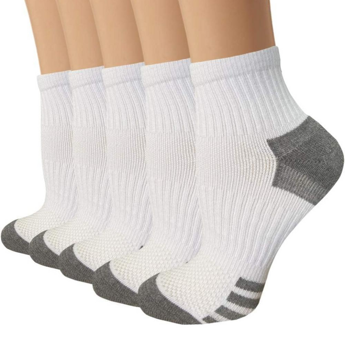 5 Pieces Of Lightweight Design Compression Plantar Socks