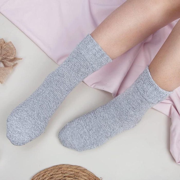 5 Pairs Classic Wool Blend Socks – Warmth and Timeless Comfort