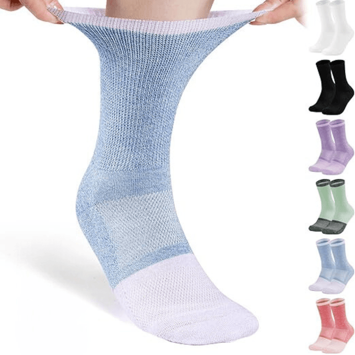 6 Pairs Seamless Neuropathy Socks for Everyday Comfort