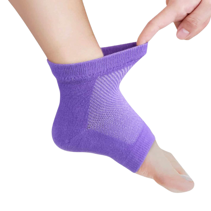 6 Pairs Overnight Care Gel Socks – Hydration and Comfort