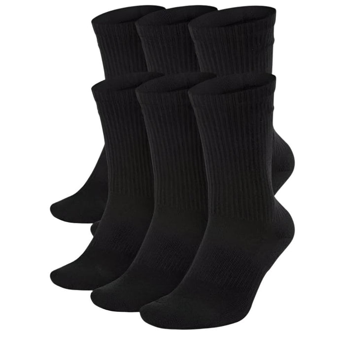 One Pair Cushioned Crew Socks For Everyday Wear