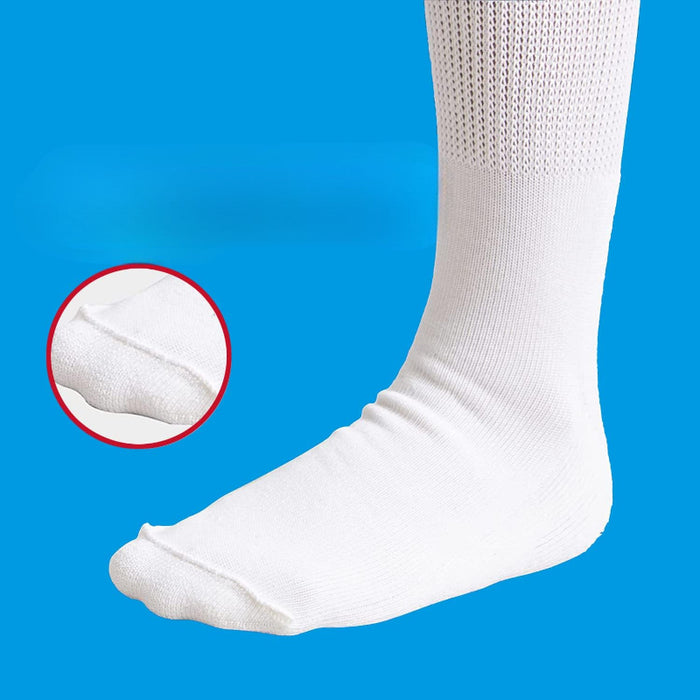 4-Pack Diabetic Socks - Extra Wide Design and Comfort