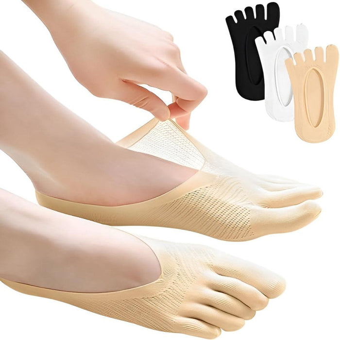 6 Pairs Toe Separation  Socks - Comfortable and Supportive