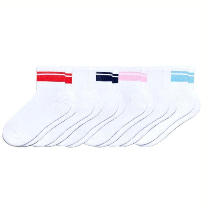 6 Pack Mini Crew Socks – Durable Comfort for Everyday Wear