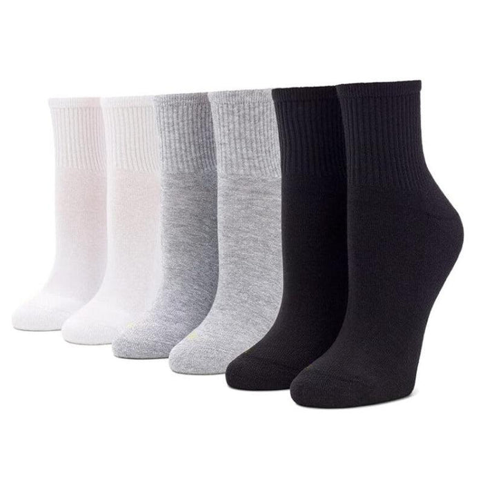 6 Pair Mini Crew Socks - Everyday Comfort and Versatility