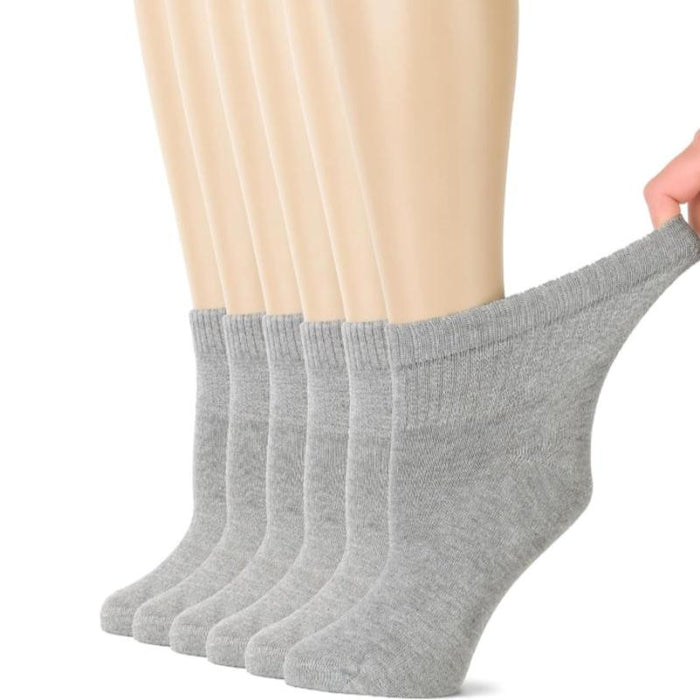 6 Pairs Bamboo Stretchy Diabetic Socks