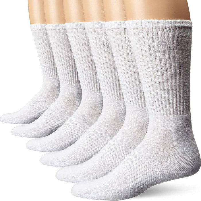 6 Pack Cushioned Toe Socks – Reinforced Heel and Toe Design