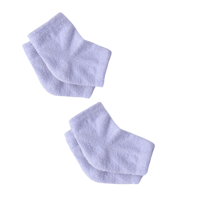 2-Pair Moisturizing Gel Socks - Hydrating Comfort and moisturizing