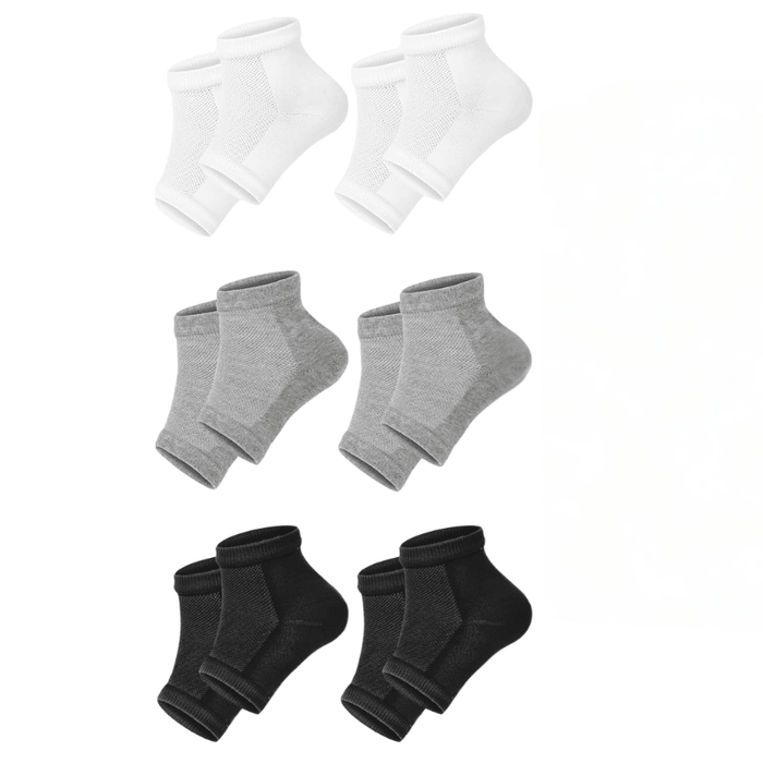 6 Pack Of Hydrating Gel Socks