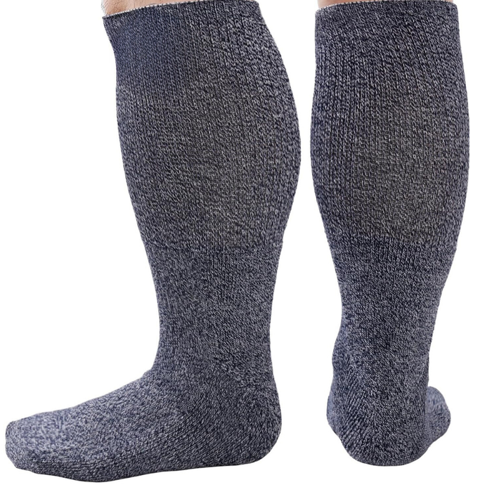 Pack Of 4 Extra Wide Non Slip Diabetic Socks