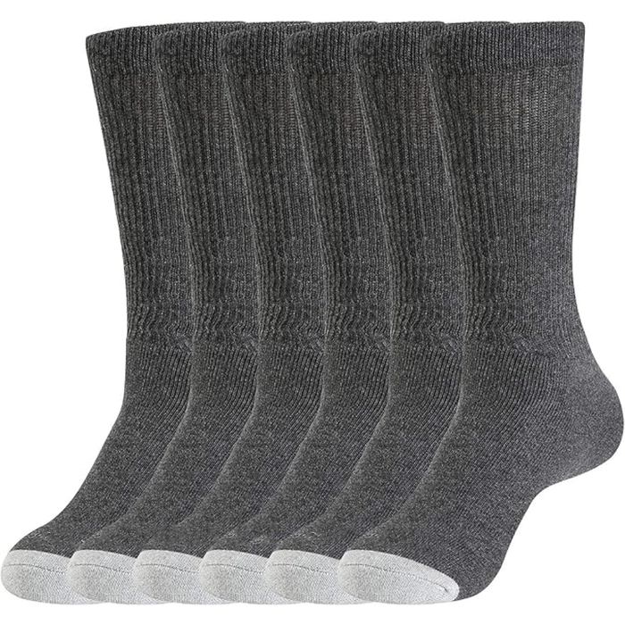 Pack Of 6 Festive And Classic Cushioned Socks Set