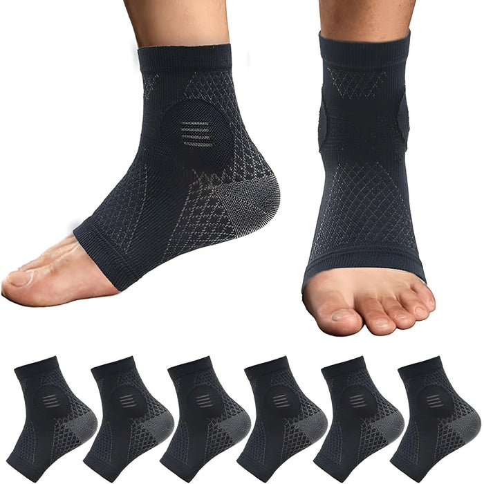 3 Pairs Compression Arthritis Support Socks - Circulation and Stability