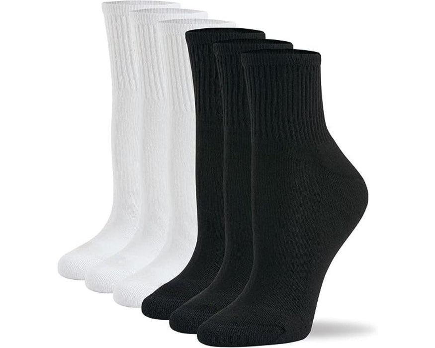 6 Pair Versatile Comfy Cushioned Socks For Daily Wear