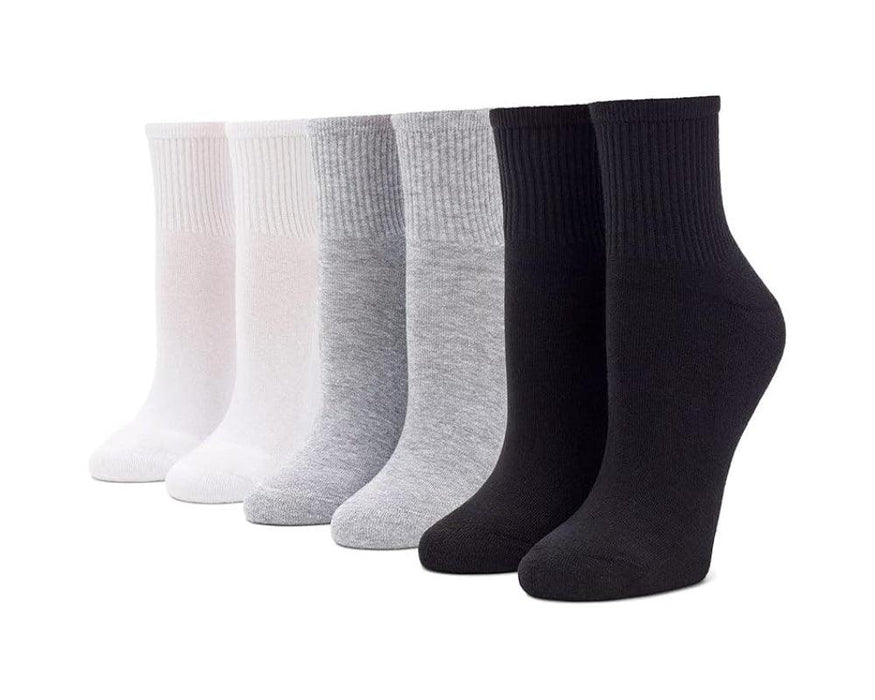 6 Pair Versatile Comfy Cushioned Socks For Daily Wear