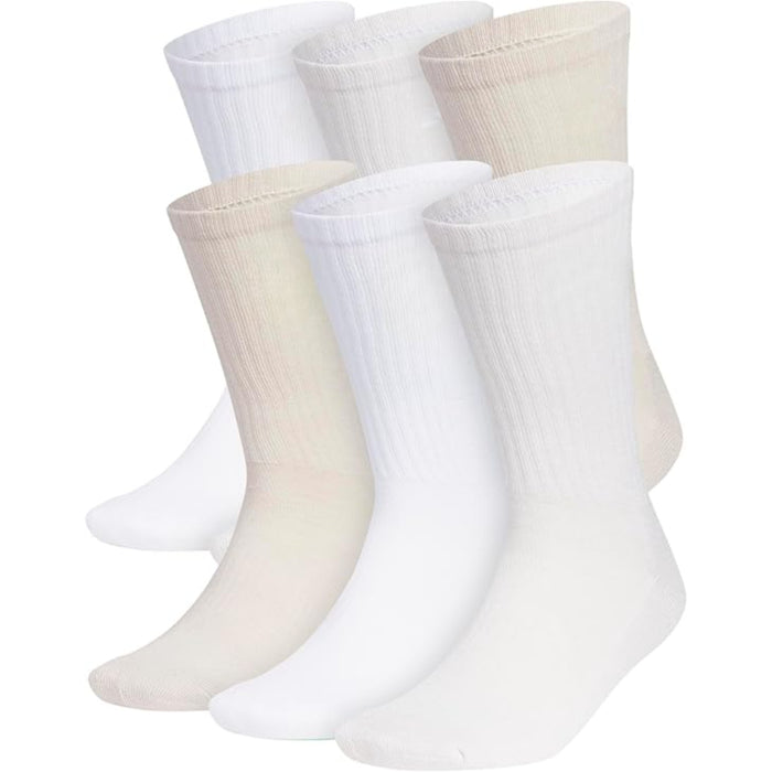 6 Pairs Cushioned Crew Socks – Comfort, Durability and All-Day Wear