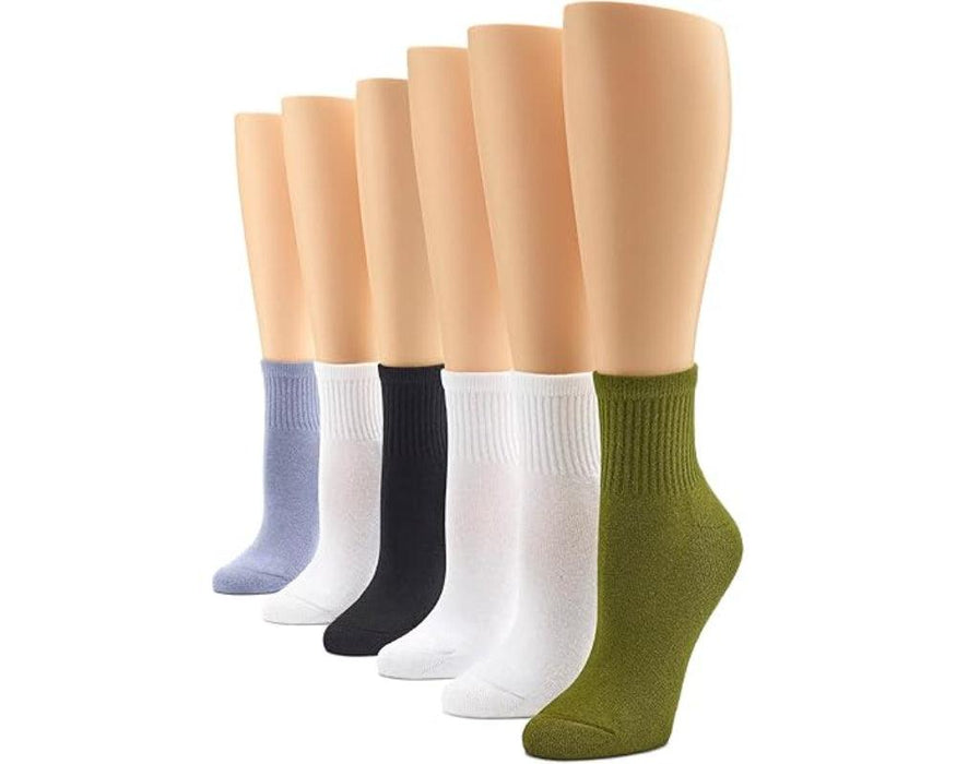 6 Pair Versatile Comfy Cushioned Socks For Daily Wear