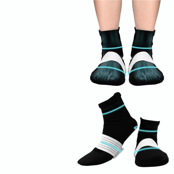 One Pair Gel Pack Arthritis Socks - Targeted Hot and Cold Therapy