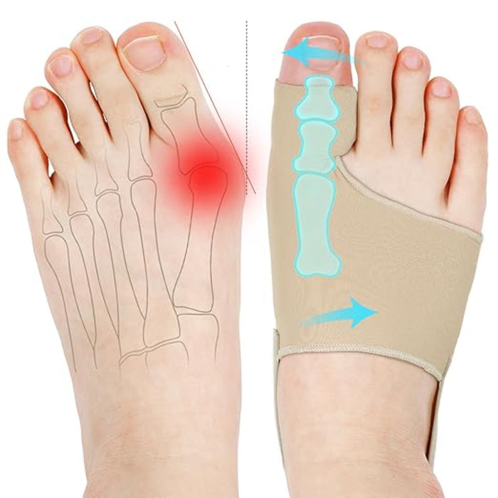 1 Pair Orthopedic Bunion Relief Socks - Hallux Valgus Correction