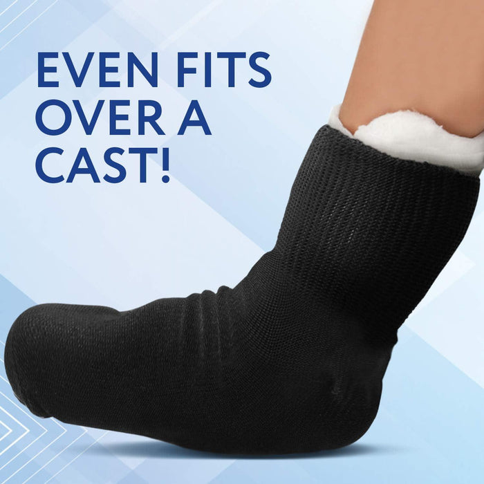 One Size Diabetic Compression Socks – Super Stretchy for Easy Fit