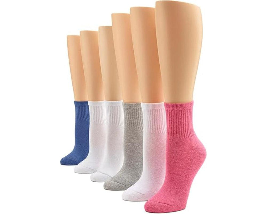 6 Pair Versatile Comfy Cushioned Socks For Daily Wear