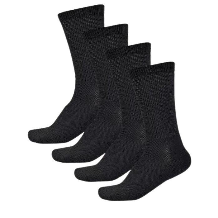 4 Pairs Non Binding Crew Neuropathy Socks