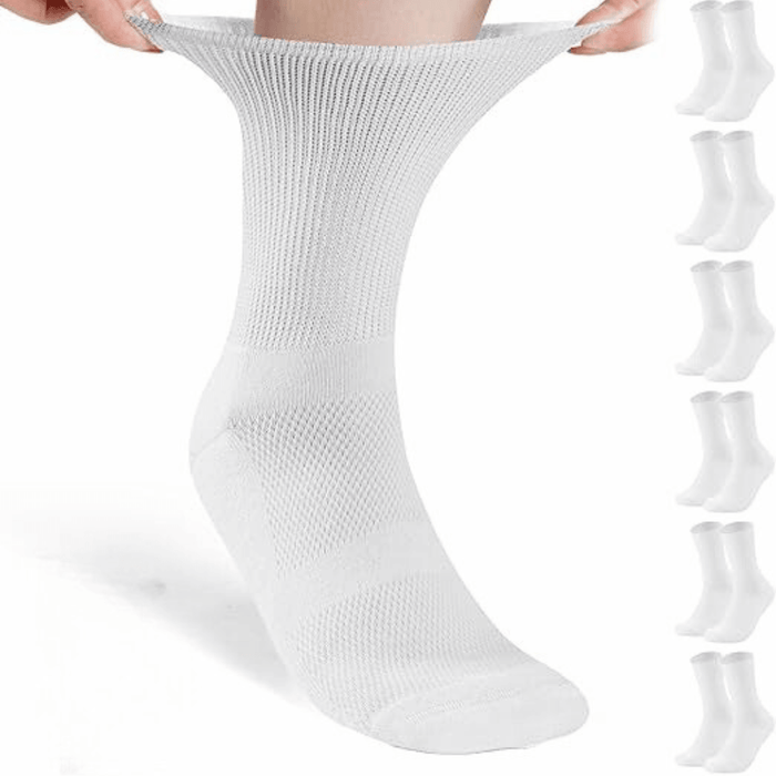 6 Pairs Seamless Neuropathy Socks for Everyday Comfort