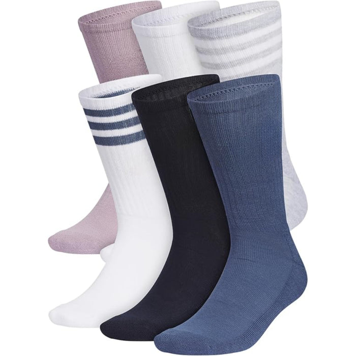 6 Pairs Cushioned Crew Socks – Comfort, Durability and All-Day Wear