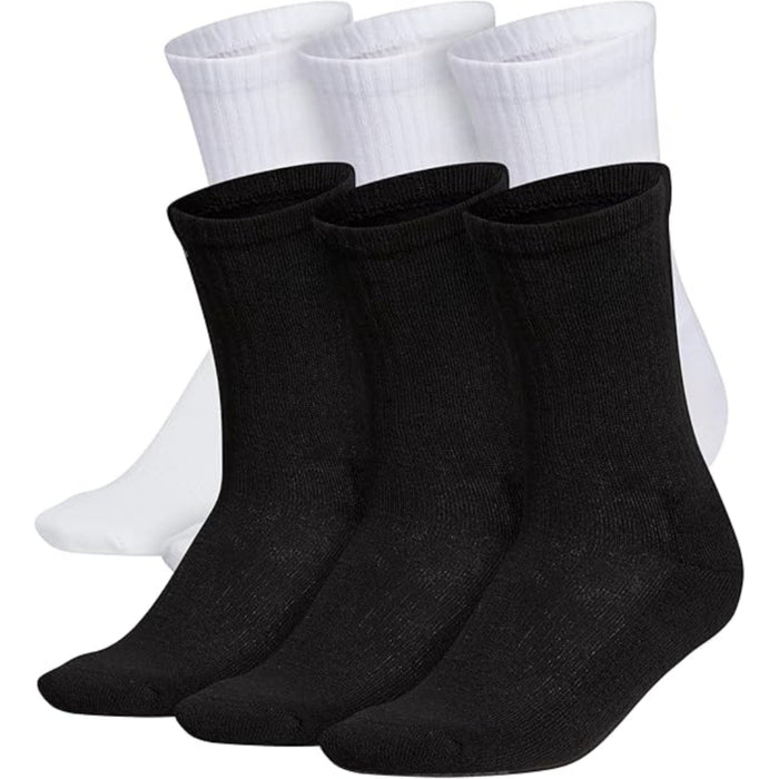 6 Pairs Cushioned Crew Socks – Comfort, Durability and All-Day Wear