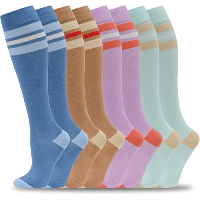 8 Pairs Orthopedic Compression Socks – Support and Stability