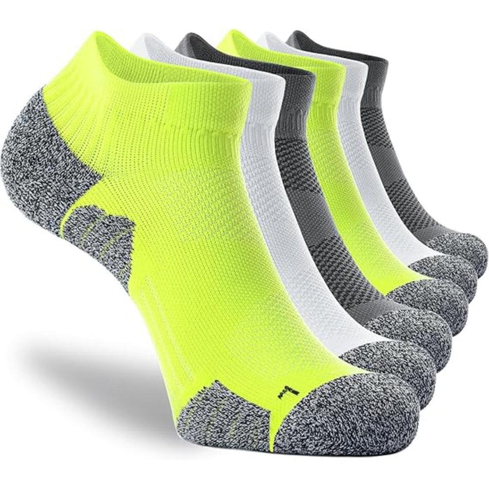 6 Pair Low Cut Athletic Compression Arthritis Socks