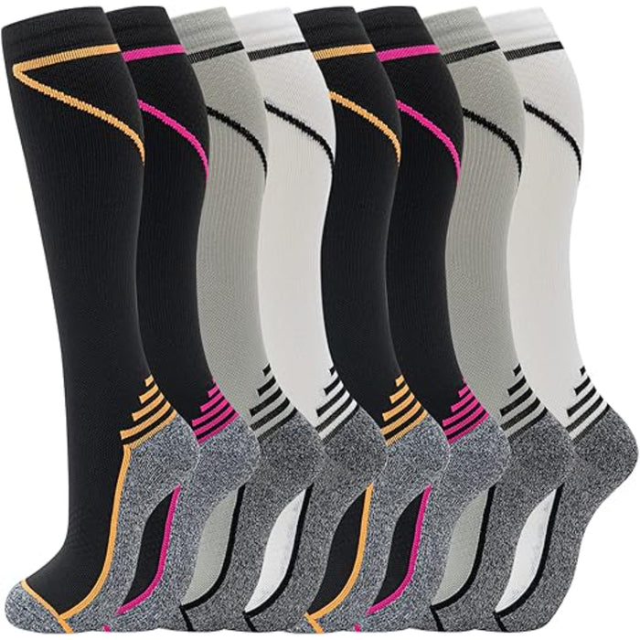 8 Pairs Orthopedic Compression Socks – Support and Stability