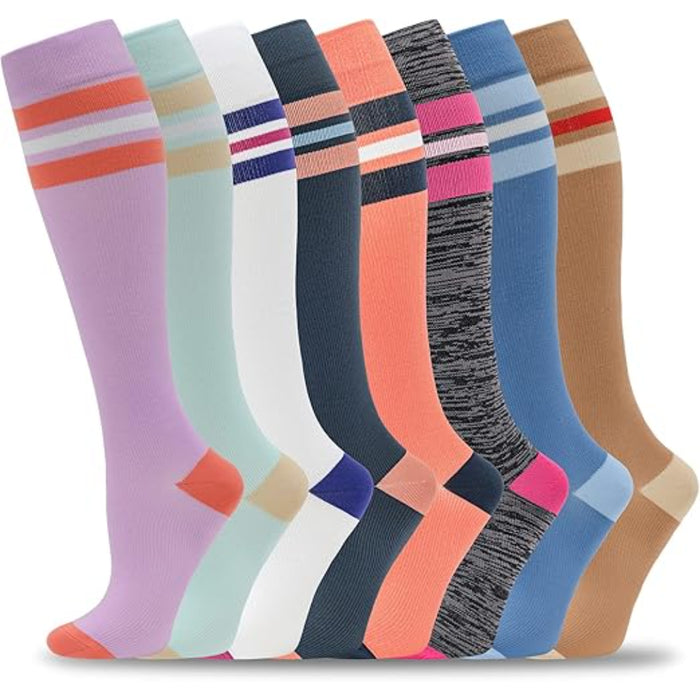 8 Pairs Orthopedic Compression Socks – Support and Stability