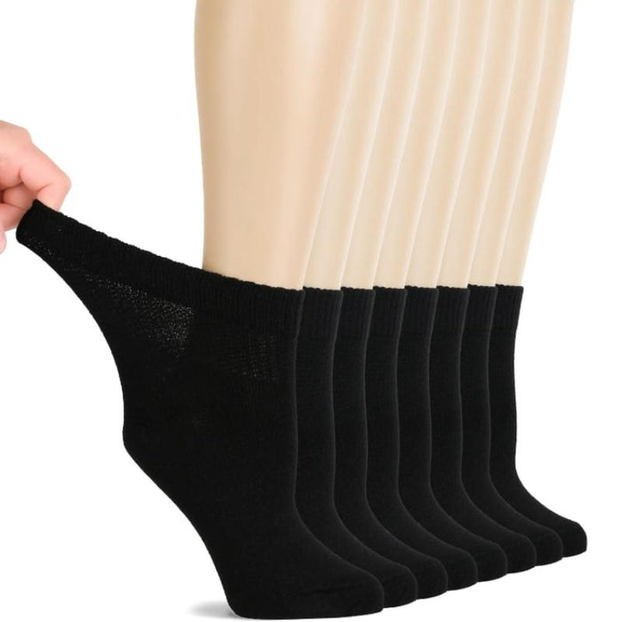 8 Pairs Bamboo Comfy Diabetic Socks