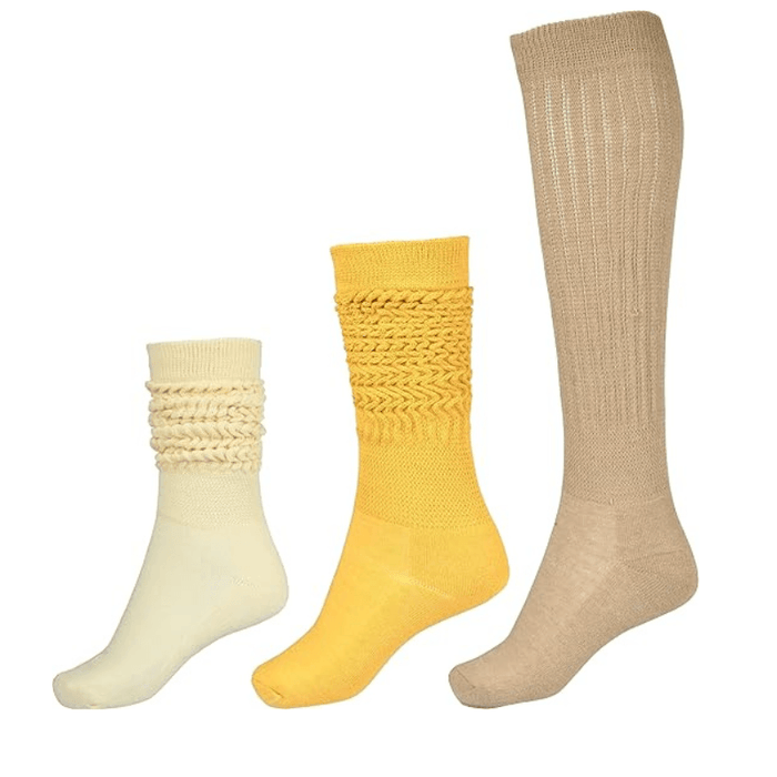 3-Pack Slouchy Boot Socks - Cozy and Stylish