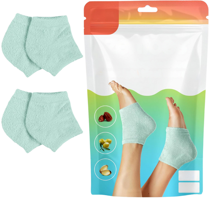 4 Pairs Moisturizing Gel Socks – Overnight Hydration for Soft Feet