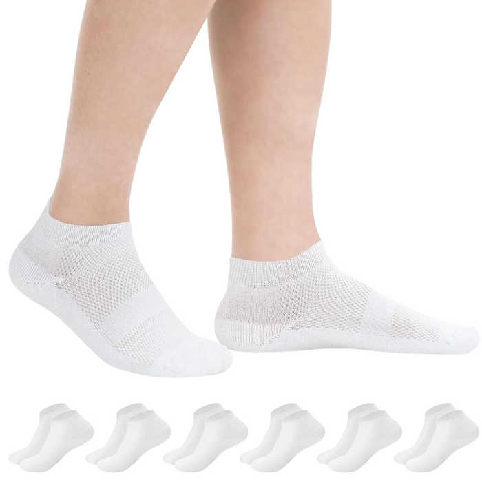 Pack Of 6 Comfy Everyday Diabetic Socks