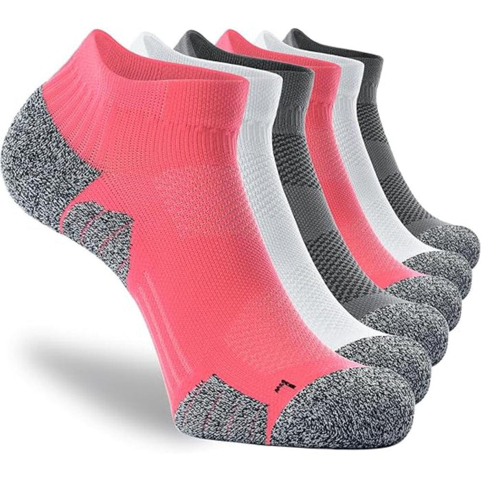 6 Pair Low Cut Athletic Compression Arthritis Socks