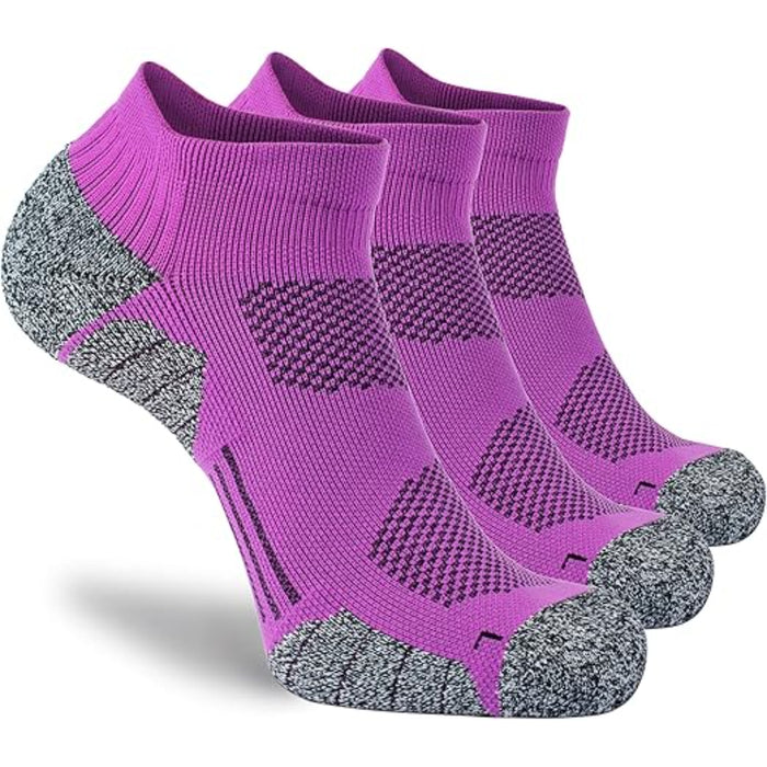 3 Pair Orthopedic Athletic Socks - Support and Comfort