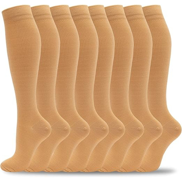 8 Pairs Orthopedic Compression Socks – Support and Stability