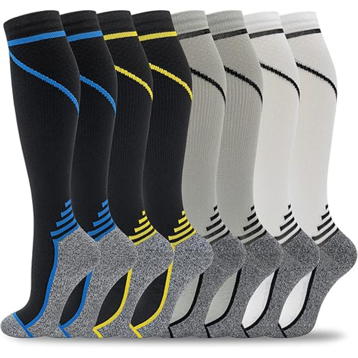 8 Pairs Orthopedic Compression Socks – Support and Stability